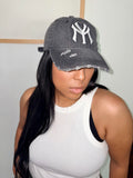 NY Distressed Yankees Cap