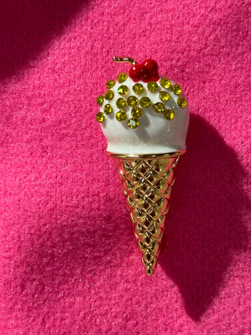 Ice Cream Brooch