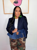 Denim Playgirl Blazer