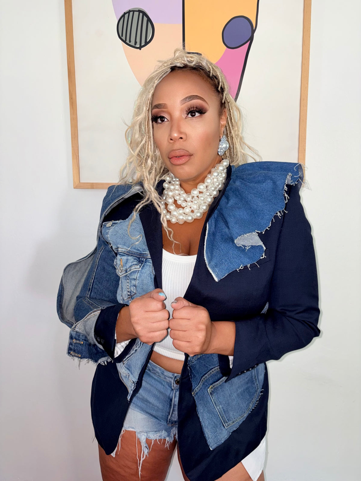 Dirty Denim Blazer