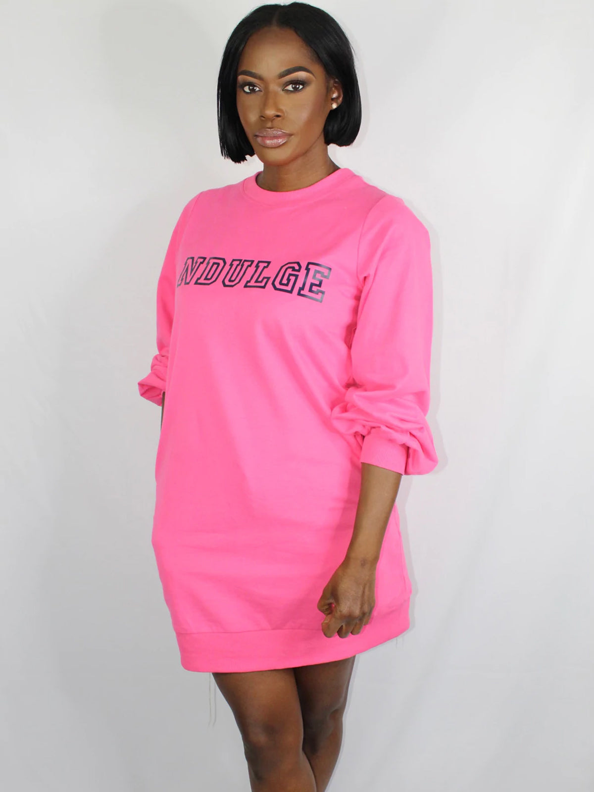 Neon sweatshirt sales dress