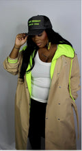 “In The Trenches” Neon Trench Coat