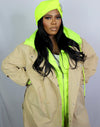 “In The Trenches” Neon Trench Coat